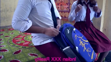 indian best ever college girl and college boy at home