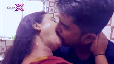 sexy young brunette chic getting hard cock in the kitchen