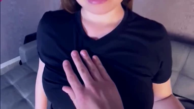 very cute big titted blonde slut sucking and fucking hard