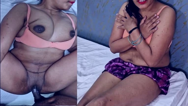 I seduced Indian rich Bhabhi, sucked her dick and then fucked her