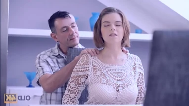 teen with old man